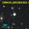 2MASS J00384301+4041215