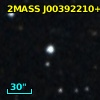 2MASS J00392210+3957574