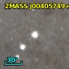 2MASS J00405749+4049295