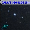 2MASS J00410618+4030408