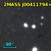 2MASS J00411794+4124219