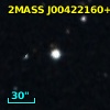 2MASS J00422160+4012573