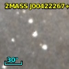 2MASS J00422267+4100316