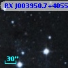 RX J003950.7+405528