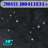 2MASS J00411831+4116469