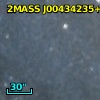 2MASS J00434235+4113440