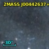 2MASS J00442637+4137343