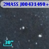 2MASS J00431480+4104286