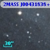 2MASS J00431838+4106446