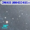 2MASS J00432415+4112281
