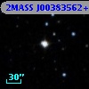 2MASS J00383562+4114306