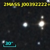 2MASS J00392222+4058521