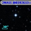 2MASS J00392613+4118019