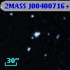 2MASS J00400716+4124135