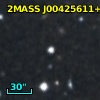 2MASS J00425611+4045286