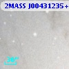 2MASS J00431235+4120327
