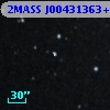 2MASS J00431363+4048447