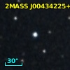 2MASS J00434225+4046305