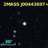 2MASS J00443697+4033123