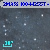2MASS J00442557+4136334