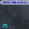 2MASS J00411613+4040261