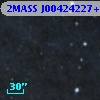 2MASS J00424227+4136347