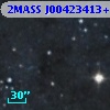 2MASS J00423413+4133394