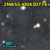 2MASS J00430774+4140194
