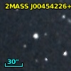 2MASS J00454226+4130485