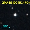 2MASS J00451470+4103090