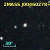 2MASS J00460278+4126183