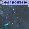 2MASS J00450310+4136415