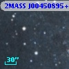 2MASS J00450895+4131424