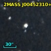 2MASS J00452310+4122441