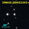 2MASS J00452343+4050544