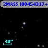 2MASS J00454317+4024061