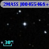 2MASS J00455468+4108458