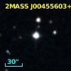 2MASS J00455603+4027525