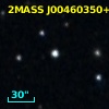 2MASS J00460350+4036383