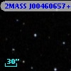 2MASS J00460657+4109059