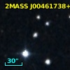 2MASS J00461738+4119107