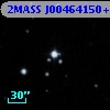 2MASS J00464150+4054218