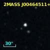 2MASS J00464511+4052397