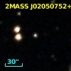 2MASS J02050752+3644385