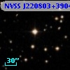 NVSS J220803+390415