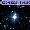 CCDM J22048+6100B