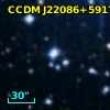CCDM J22086+5917D