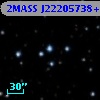 2MASS J22205738+4034578