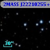 2MASS J22210255+4034497