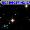 WDS J00097+4242AB